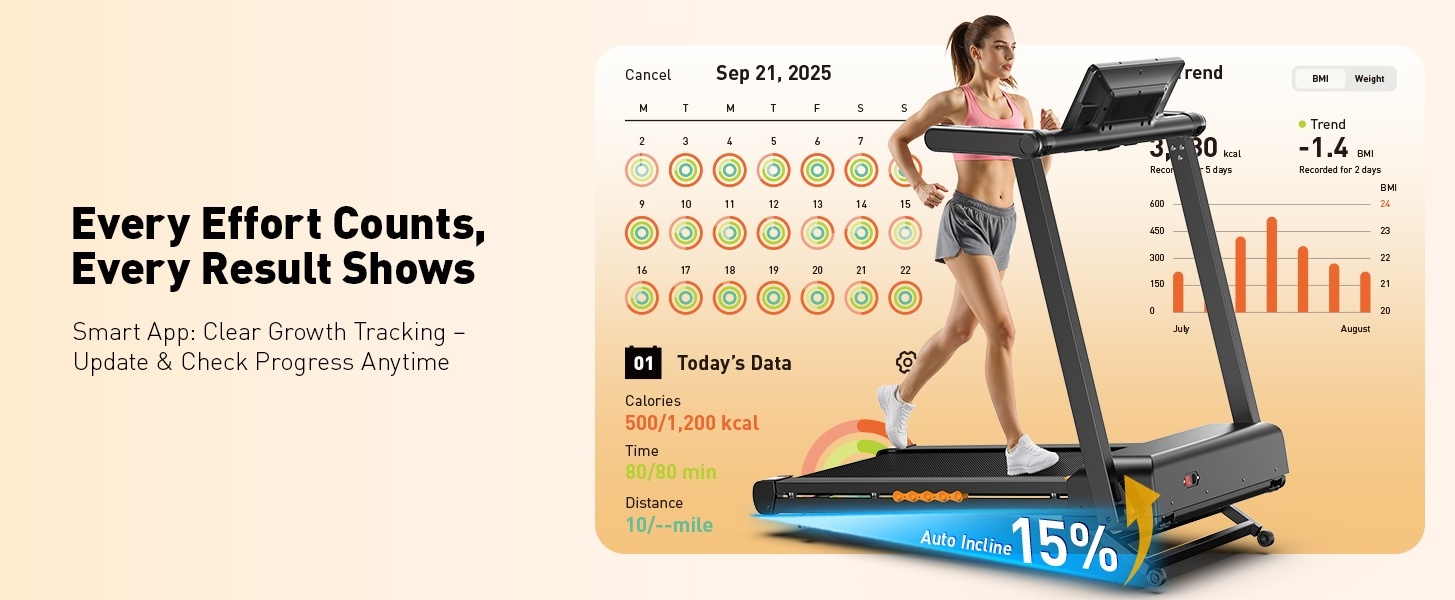 FT60 Portable Folding Treadmill - buyglobal.com