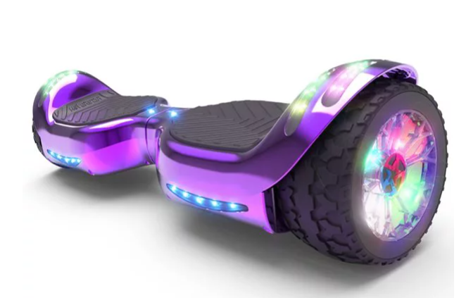 thumbnail video image 2 of Hoverstar ul2272 Hoverboard All-Terrain LED Flash Wide All Terrian Wheel with Bluetooth Speaker, 2 of 8
