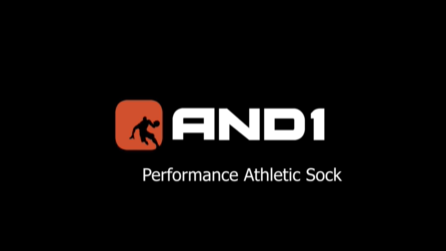 thumbnail video image 2 of AND1 Men's Cushion Mid Crew Sock, 12 Pack, 2 of 6