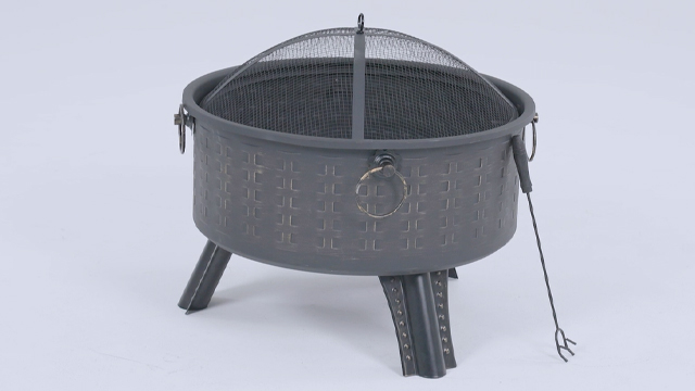 thumbnail video image 2 of Grand Patio Outdoor Gas Fire Pit Table 32-Inch Square Propane Gas Fire Pit with CSA Safety Approval 40000 BTU Heat Sling Base Ceramic Tile Top and Lava Rock for Garden, Backyard, and Deck Parties, 2 of 11