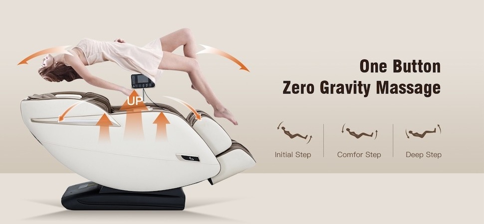 MassaMAX 2024 3D Full Body & Foot Massage Chair, Zero