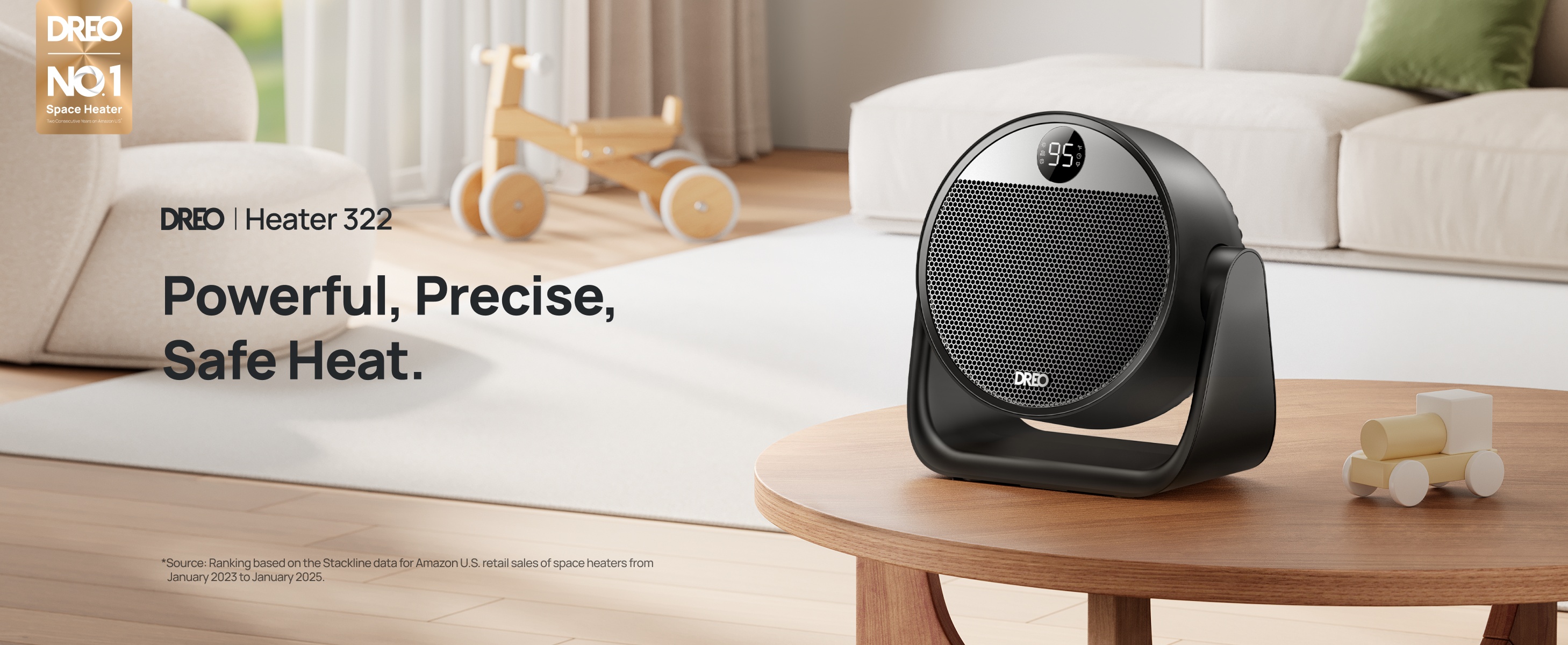 Dreo Space Heater, 2022 セラミックファンヒーター Dreo Space Heater