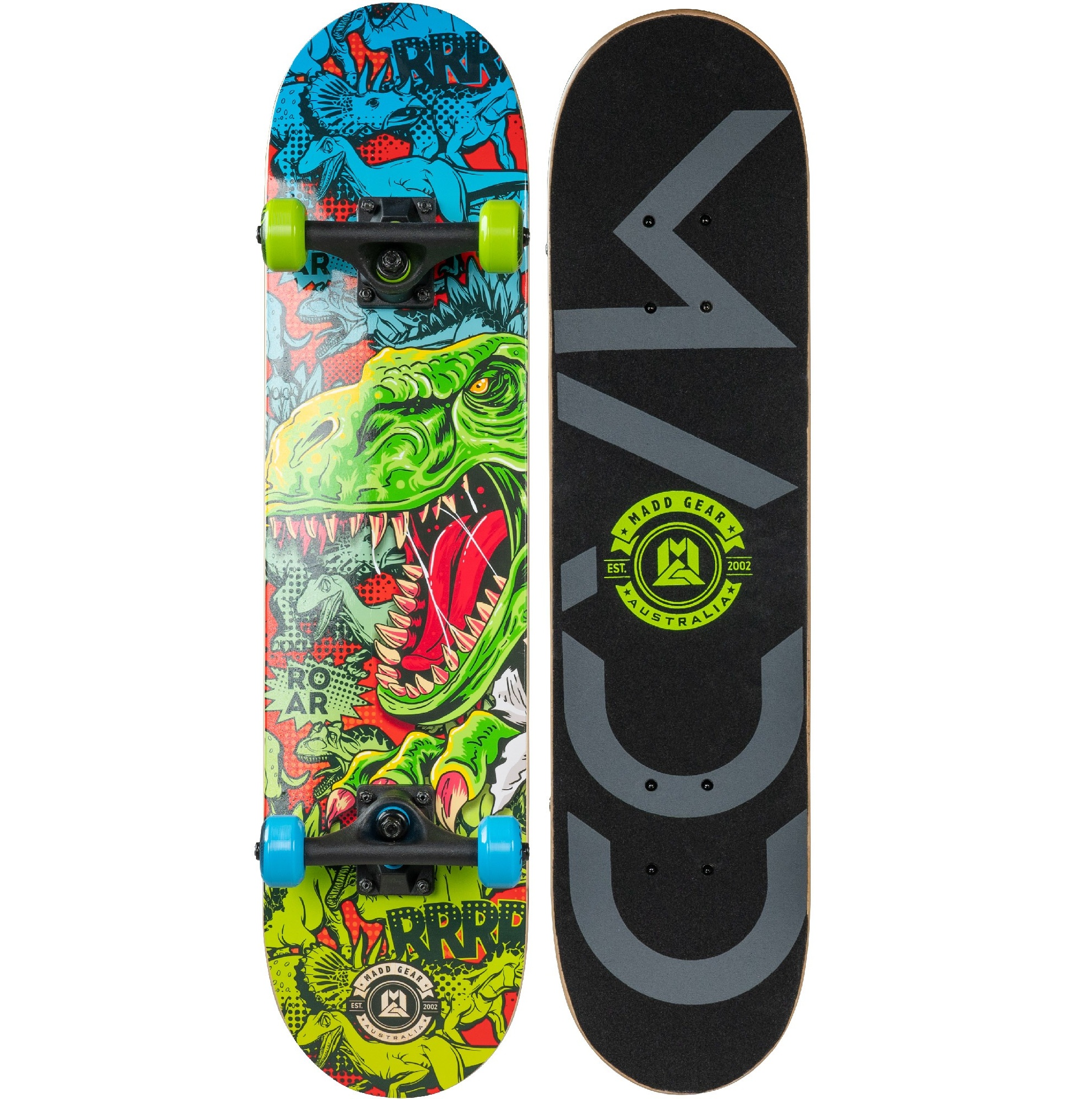 Madd Gear Light-up Skateboard Retro Mini Cruiser 62mm Wheels