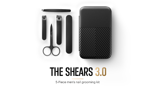 thumbnail video image 2 of MANSCAPED® Shears 3.0, 5-Piece Precision Mens Nail Grooming Travel Kit, 2 of 9