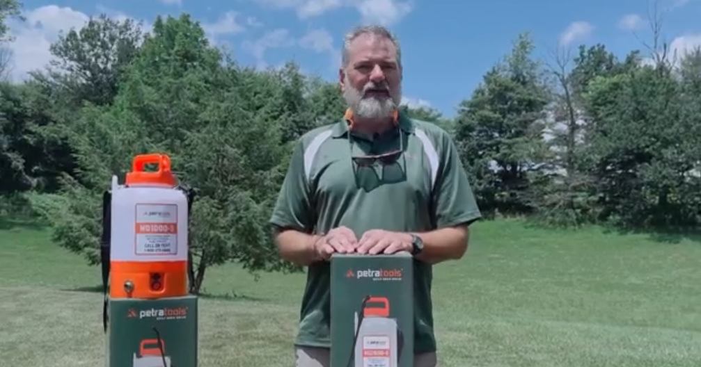 thumbnail video image 2 of Petratools EZ1 Rechargeable Electric Sprayer, 1-Gallon Pesticide Sprayer for Weed Control, 2 of 7