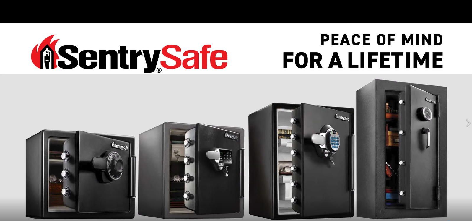 thumbnail video image 2 of SentrySafe SFW123DTB Fire-Resistant and Water-Resistant Safe with Combination Lock, 1.23 Cu. Ft., 2 of 10