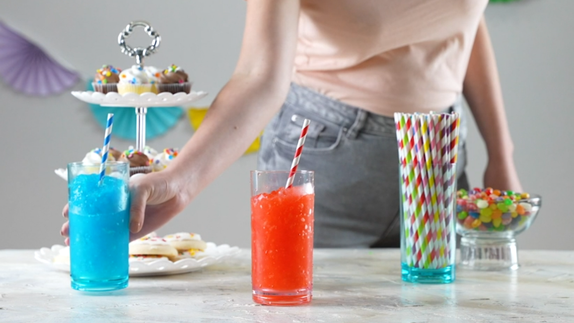 thumbnail video image 2 of Comfy Package Jumbo Straws Disposable Paper Straws for Drinking, Assorted 50-Pack, 2 of 8