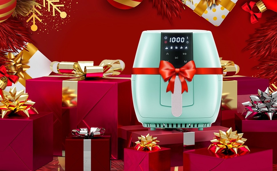 SANPTENT 5.8 Quart Air Fryer, Vortex Rapid Air Circulation