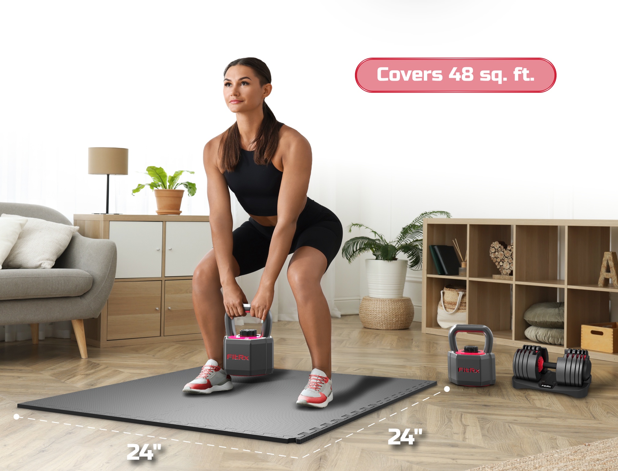 アミン　マット　refine exercise Mat Amazon.com: Anji Mountain Gym Flooring Mat Compatible with
