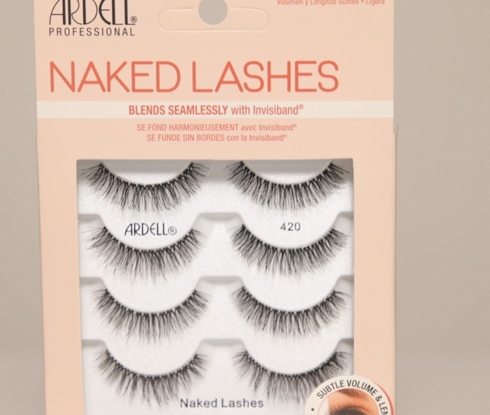 thumbnail video image 3 of (3 pack) Ardell Naked Lashes 420 Multipack, Lightweight Natural False Eyelashes with Invisiband, 4 Pairs, 3 of 11
