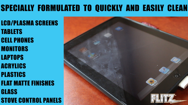 thumbnail video image 2 of Flitz Electronic Screen Cleaner Spray - 7.6oz of USA-Made Multi-Purpose Monitor Cleaner for Computers, TVs, Lenses, Phones, & More - Non-Streak, Anti-Static Screen Spray w/ No Harsh Chemicals, 2 of 7