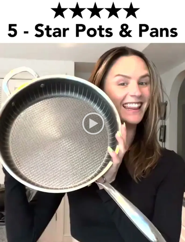 thumbnail video image 7 of Lexi Home  Tri-ply Stainless Steel Nonstick 3-Piece Frying Pan Set, 7 of 7