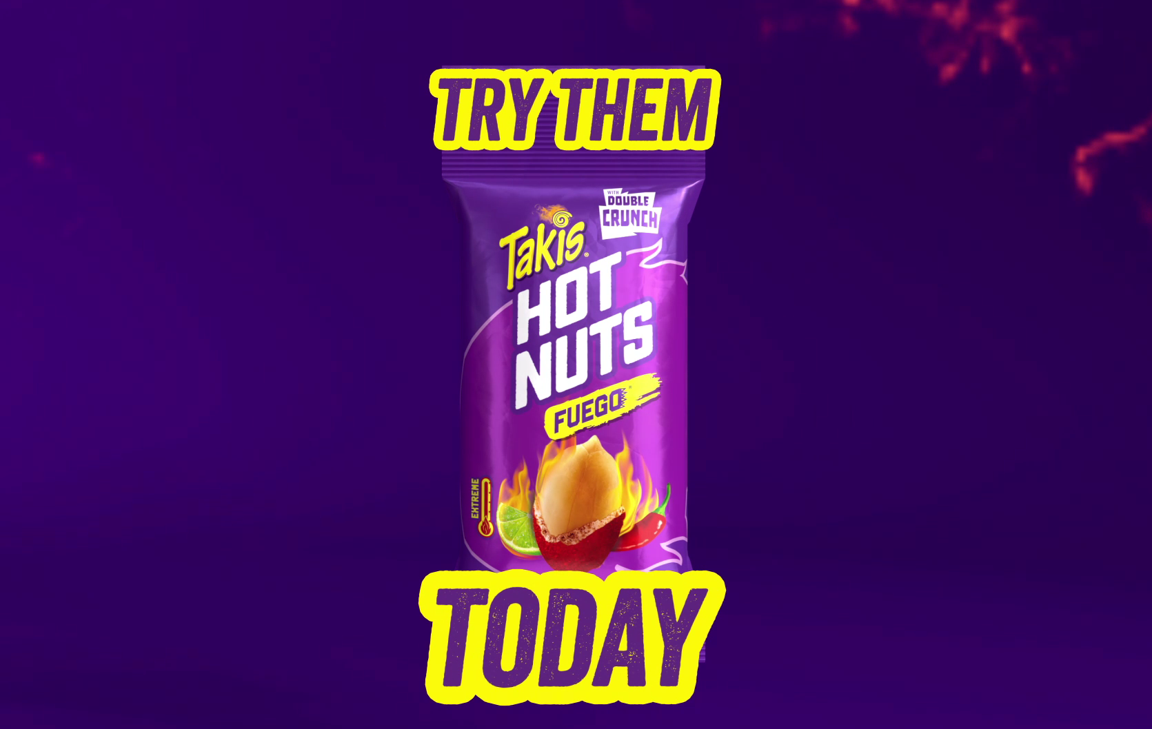 その他 Taki Takis Fuego Hot Nuts, 15.02 oz Sharing Size, Hot Chili Pepper and