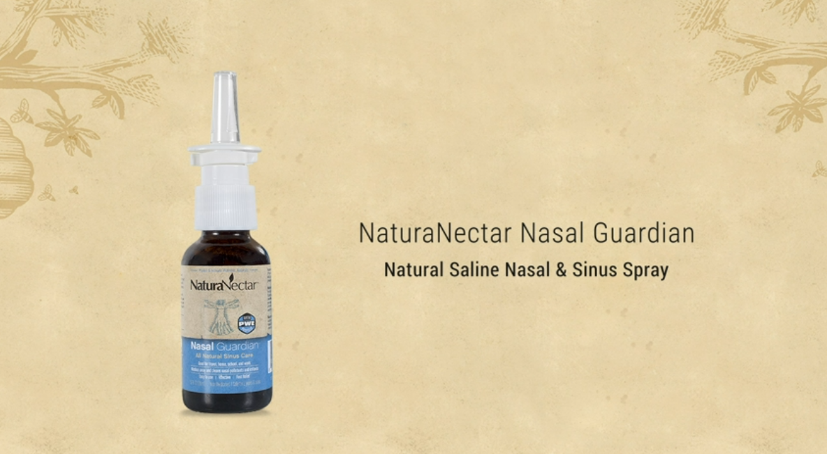 thumbnail video image 2 of NaturaNectar Nasal Guardian Bee Propolis Extract Saline Spray for Cleansing and Relief, 30 ml, 2 of 7