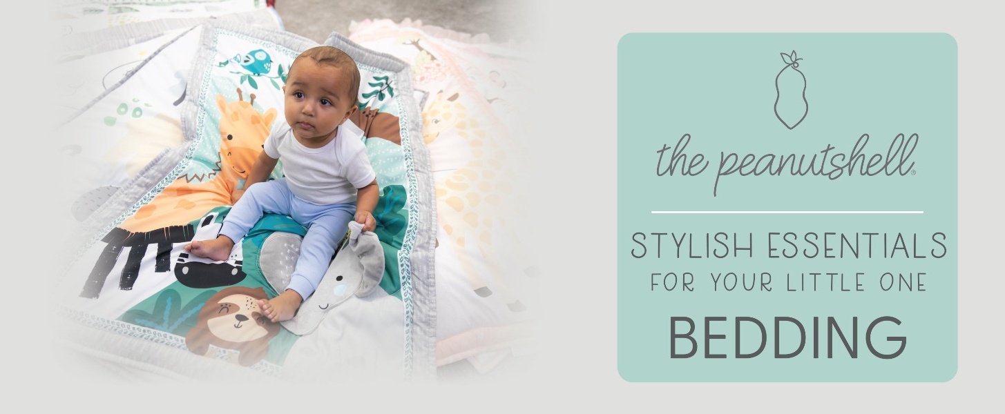 Set Biancheria Culla The Peanutshell 3 Pezzi - Tema Foresta Fatata