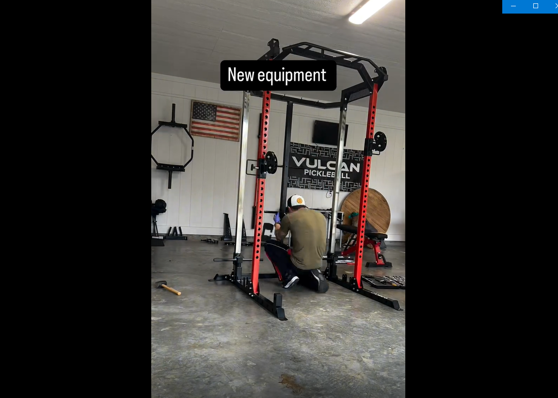 thumbnail video image 2 of Mikolo Power Rack Cage, Weight Rack with Dual Pulley Cable Crossover Machine,Multi-Function Squat Rack with J Hooks,Dip Bars and Landmine for Home Gym, 2 of 18