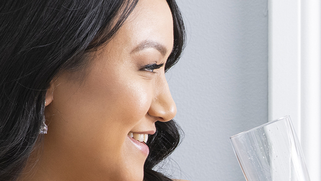 thumbnail video image 2 of Cate & Chloe McKenzie 18k White Gold Plated Drop Dangle Earrings with Swarovski Crystals for Women, 2 of 10