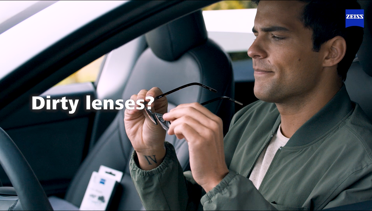 thumbnail video image 2 of ZEISS X-Large Microfiber Eyeglass Lens Cleaning Cloth 12x16in/ 30.5x40.5cm, 2 of 11