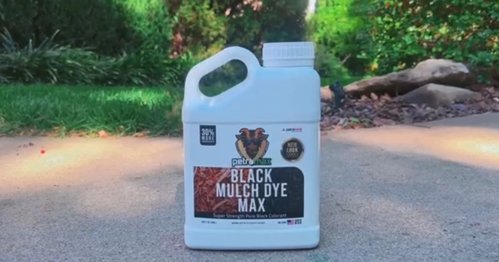 thumbnail video image 2 of Petramax Black Mulch Dye Spray, Black Wood Mulch Dye for Landscaping & Lawn Care, 32 Oz, 2 of 8