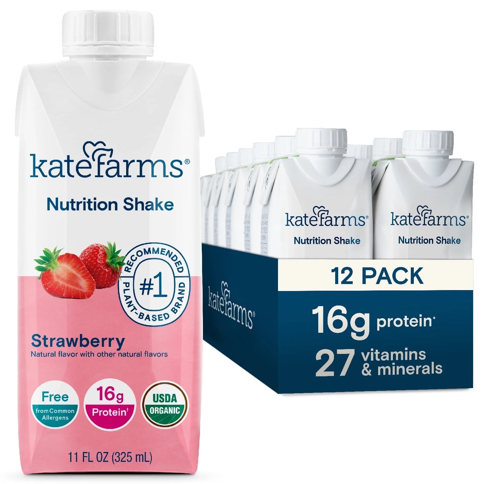 Kate Farms Organic Pediatric Peptide 1.5 Tube Feeding Formula