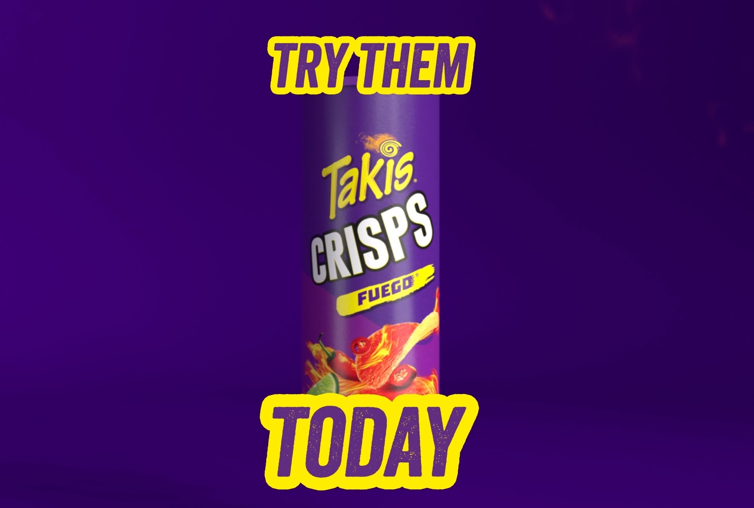 thumbnail video image 2 of Takis Fuego Crisps 5.5 oz Sharing Size Can, Hot Chili Pepper & Lime Potato Crisps, 2 of 8