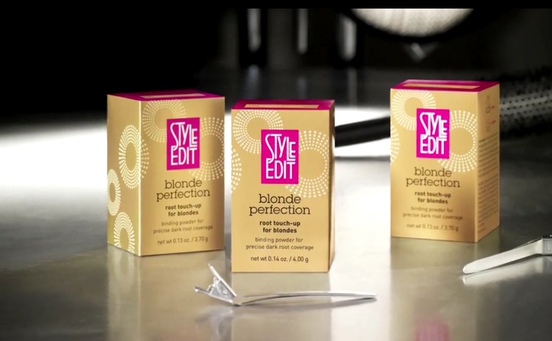 thumbnail video image 2 of Style Edit Hair Root Touch Up Powder Cover Up Concealer Dark Brown 0.13 oz, 2 of 8