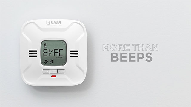 thumbnail video image 2 of Knox Safety Plugin Carbon Monoxide Detector, Voice Alert & LCD Display, 10-Year Battery Backup, 2 of 12