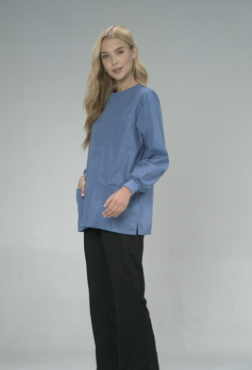 thumbnail video image 2 of Natural Uniforms Scrub Jacket, XS-5XL, Womens Scrub Jacket, 2 of 3