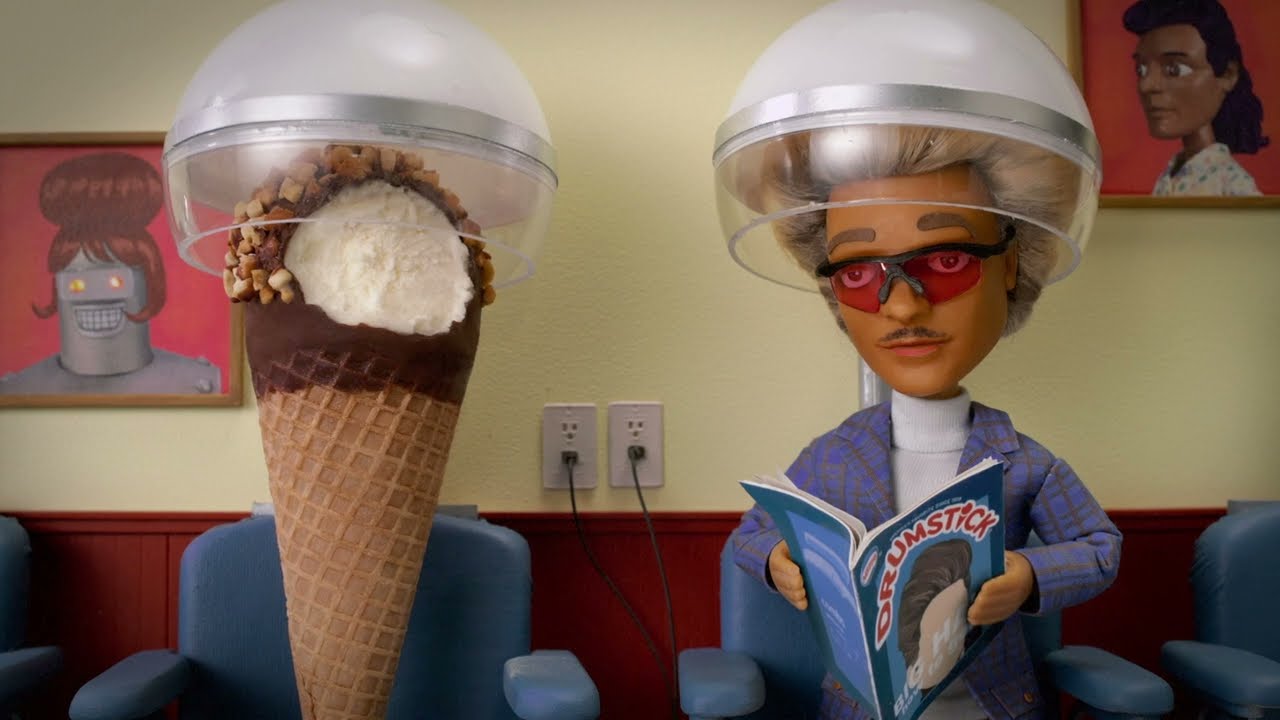 thumbnail video image 2 of Drumstick Crushed It Cookies N Cream & Vanilla Fudge Sundae Cones, 8 Ct, 2 of 11