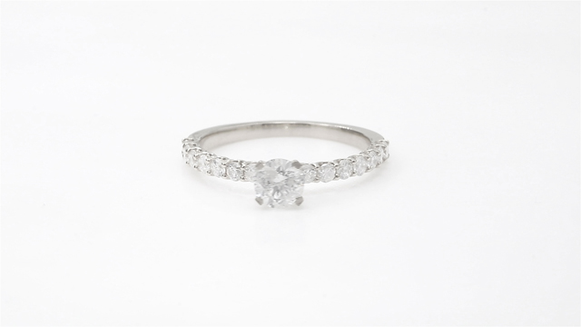 thumbnail video image 2 of 1 Carat T.W. Diamond Classic 14kt White Gold Engagement Ring, 2 of 5