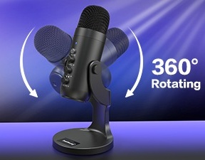 ZealSound USB Microphone Condenser PC Mic for Gaming