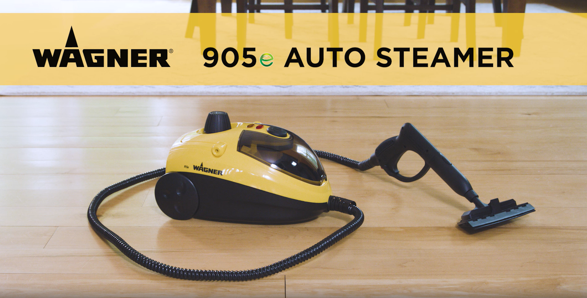 thumbnail video image 2 of Wagner Steam Cleaner for Auto and Home Projects, 12pc Accessory Set, 905e Autoright Steamer, 2 of 22