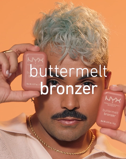 thumbnail video image 2 of NYX Professional Makeup Buttermelt Powder Bronzer, Butta Biscuit, 2 of 15