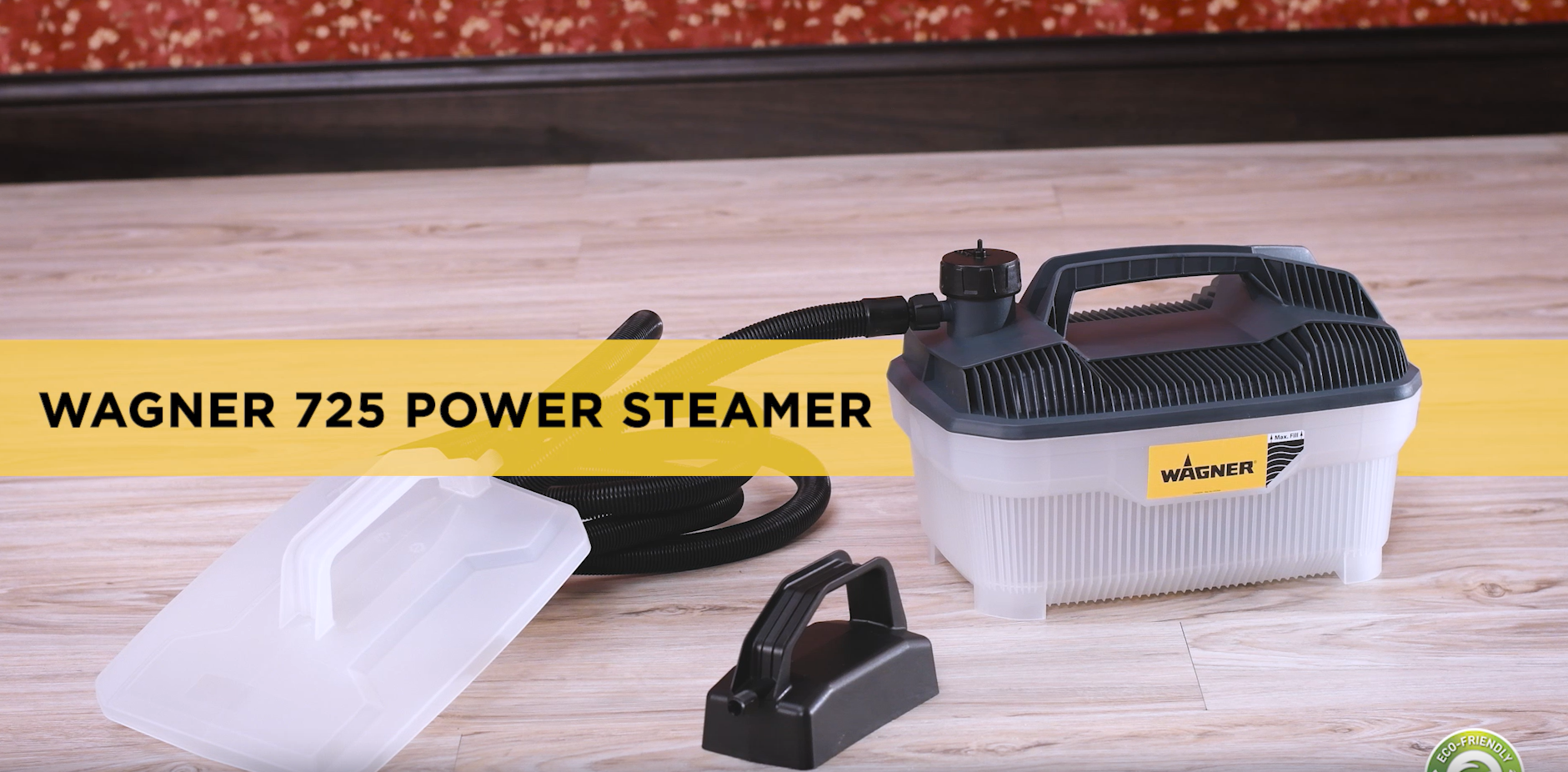 thumbnail video image 2 of Wagner 725 Wallpaper Steamer, Wallpaper Removal with Chemical Free Steam, Grey/Black, 2 of 6