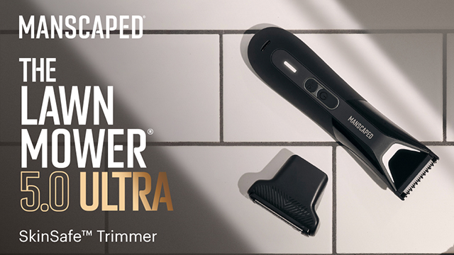 thumbnail video image 2 of MANSCAPED® The Lawn Mower® 5.0 ULTRA Groin & Body Hair Groomer – Dual-Head SkinSafe™ Trimmer & Foil Blades - Black, 2 of 9