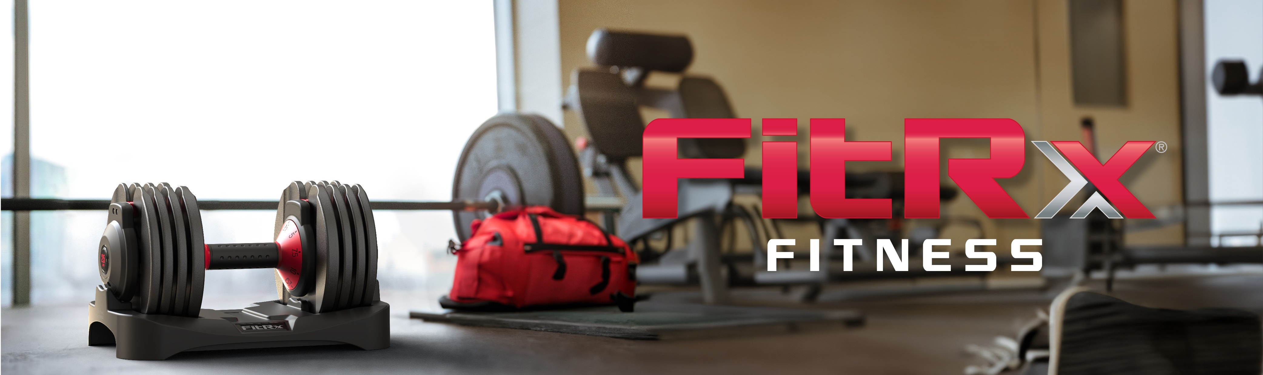 FitRx SmartBell, 25lbs. Quick-Select 9 in 1 Adjustable