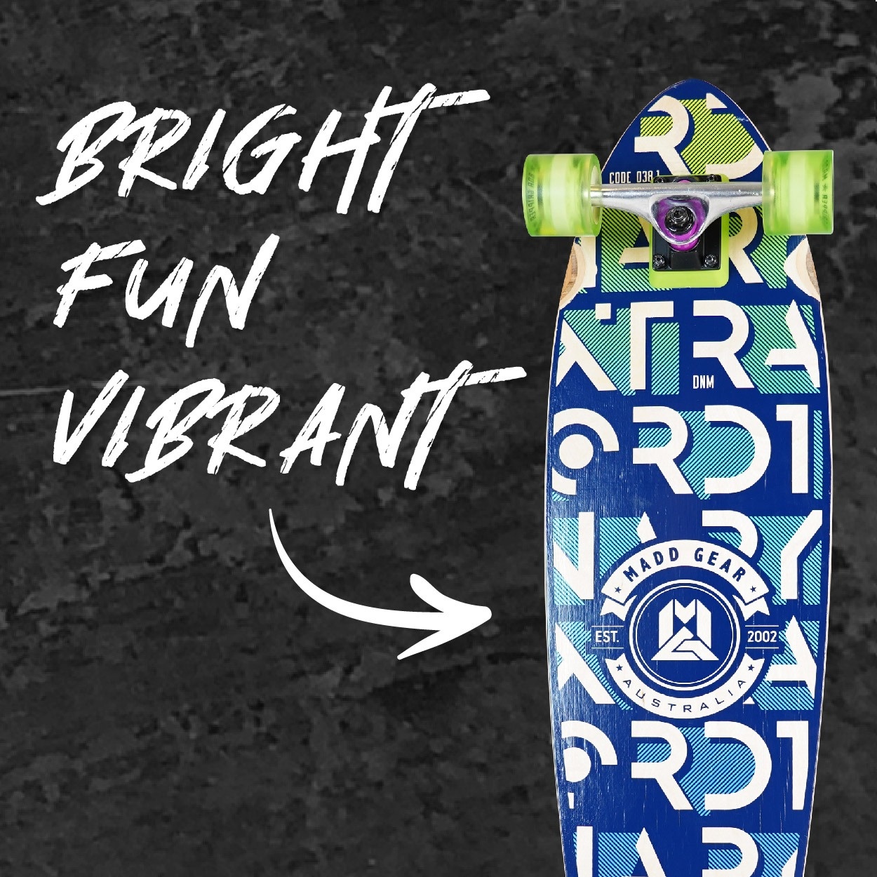 UTV INC 36" Billet Aluminum Longboard - CNC Machined Complete Skateboard