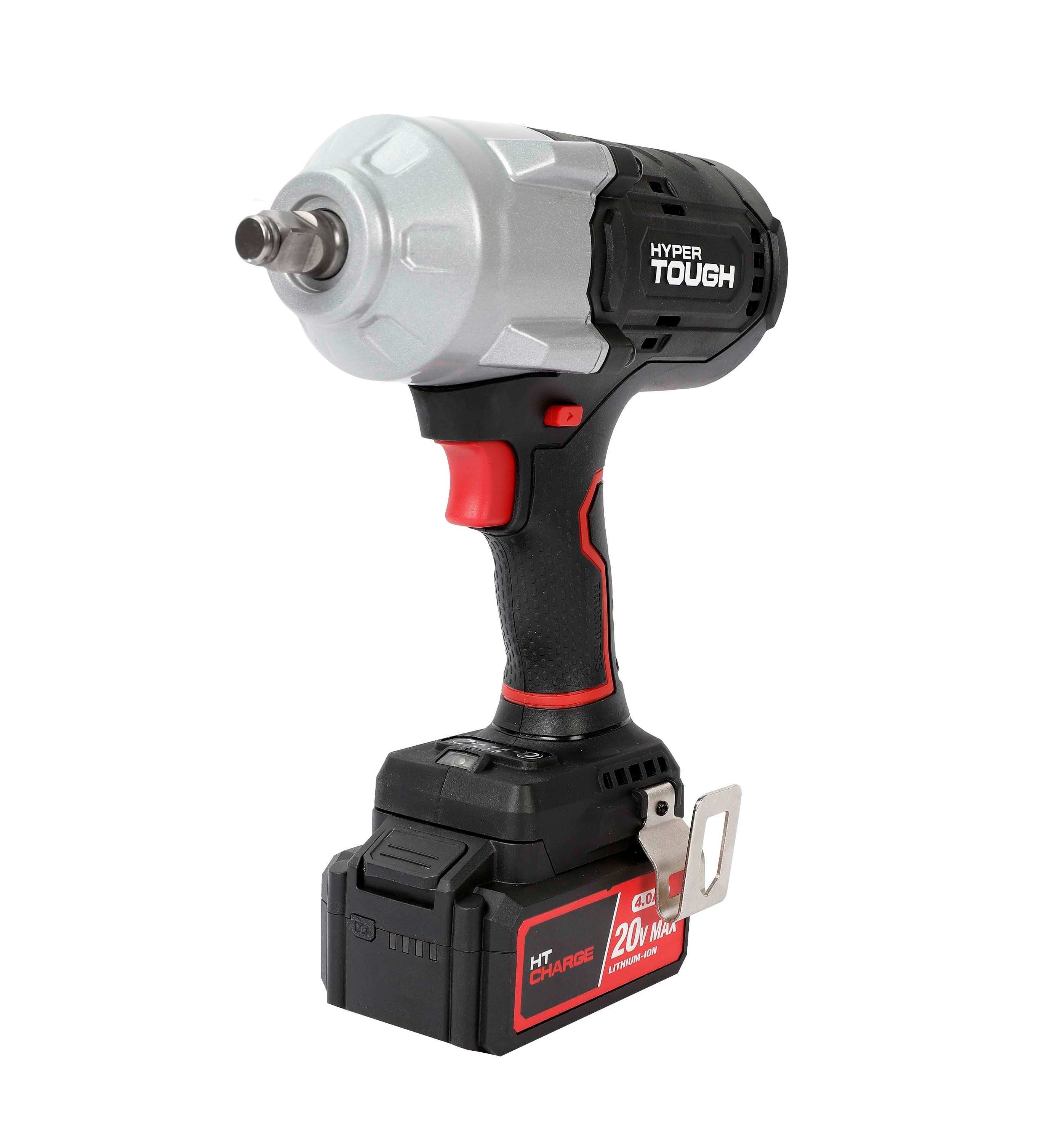 Impact Driver Hyper Tough 20 Volt Cordless Drill Hyper Tough Drill 20v  Battery Hyper Tough 20V Max Brushless 1/2