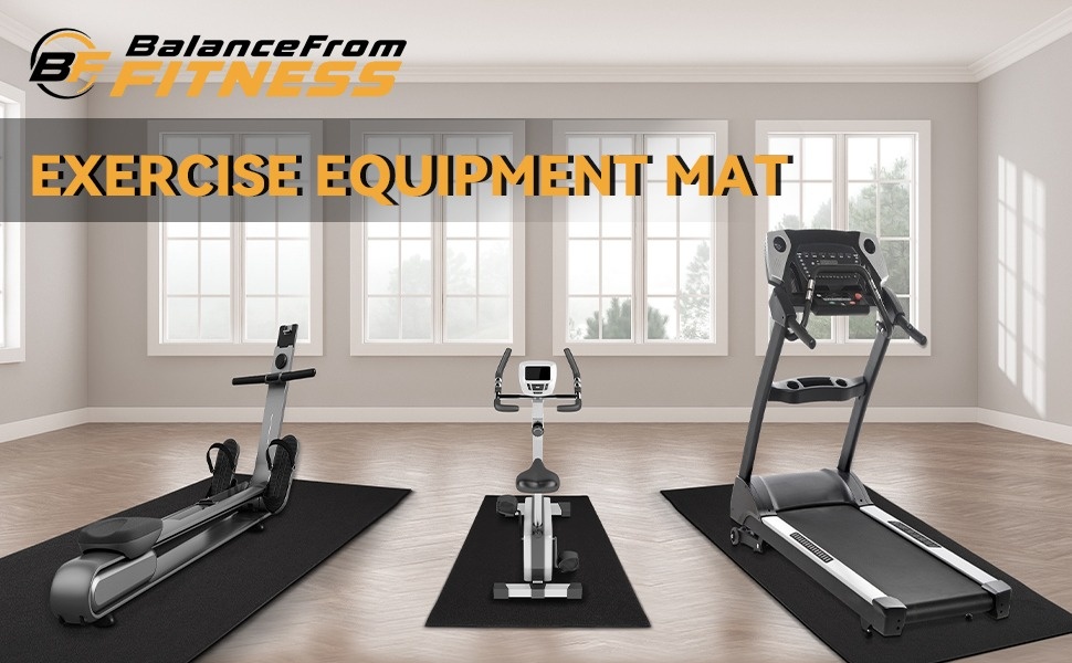 Exercise Equipment Mat For Treadmill, Exercise Bike Mats