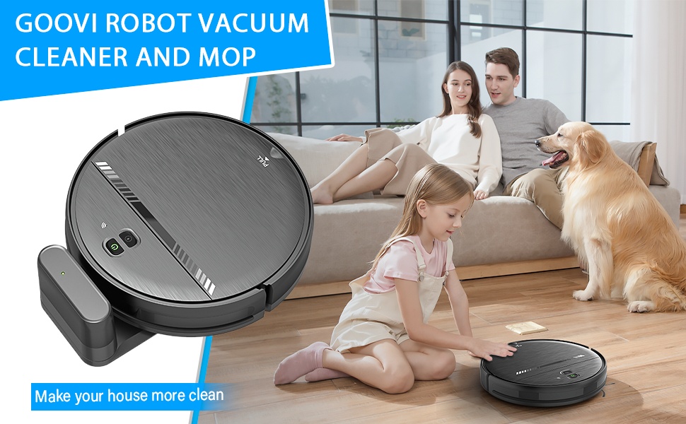 Vacuum Cleaners A Robot That Cleans Your House GOOVI Robot Vacuum