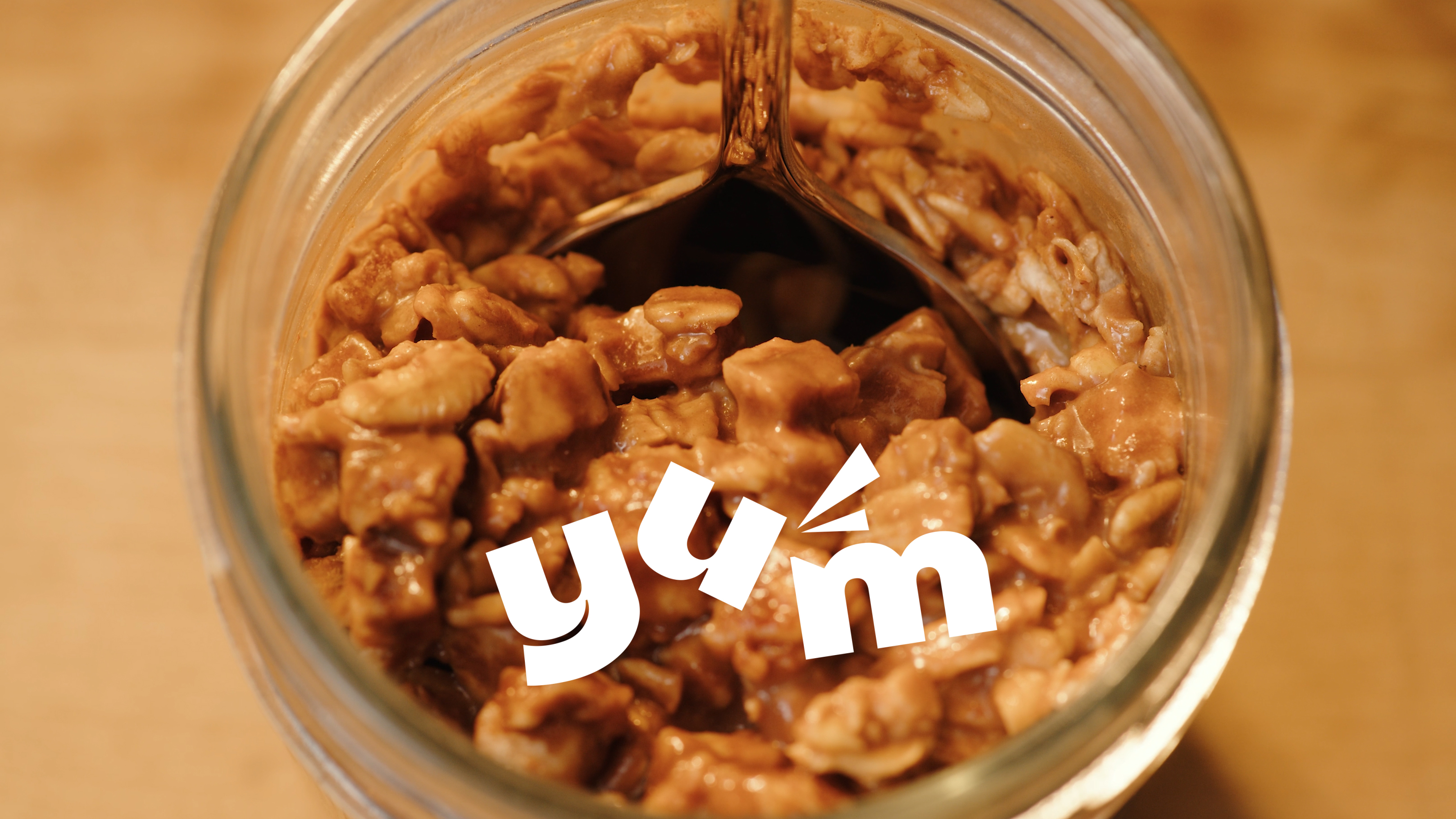 thumbnail video image 2 of (2 pack) Proper Good Chocolate Banana Peanut Butter Overnight Oats, 15g Protein, Shelf-Stable 2.59 oz packet, 2 of 19