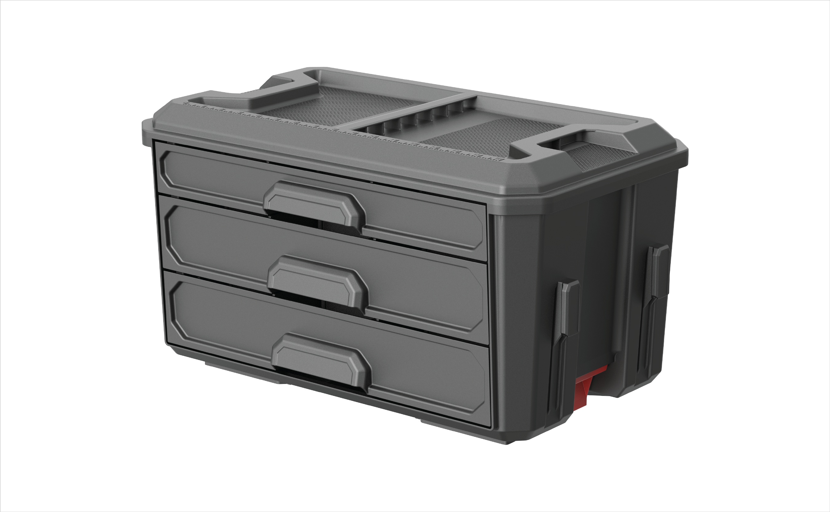 Hyper Tough Hyper Stack Top Tool Box Organizer, Black - Walmart.com