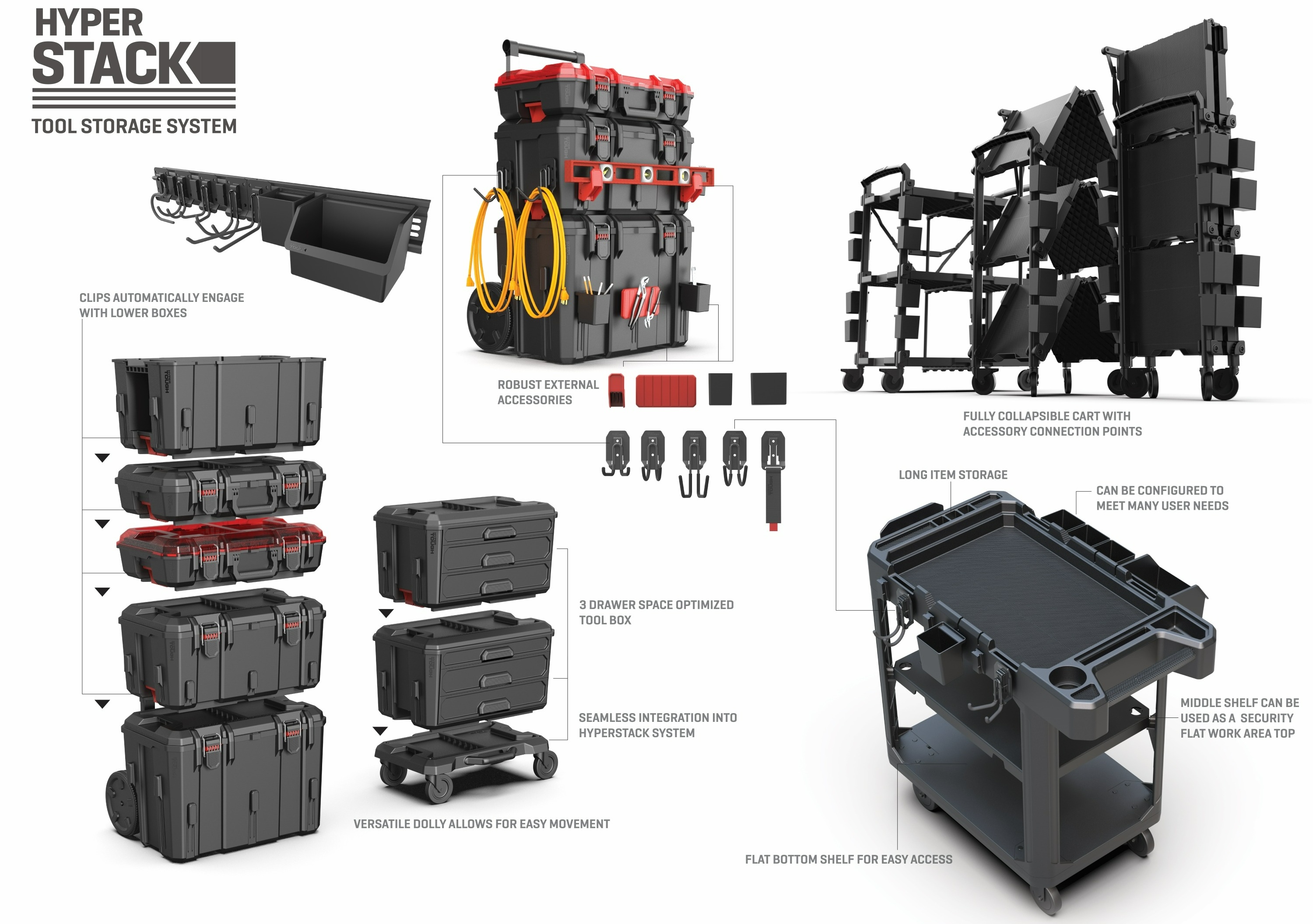 Hyper Tough Hyper Stack New Foldable Collapsible Utility Hyper Tough Hyper Stack New Foldable Collapsible Utility