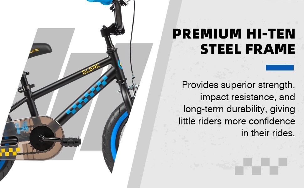【Glerc】NuNu 　16インチ　 子ども用自転車 　BMXスタイル自転車 Glerc NuNu 16 Inch Kids Bike Ages 4 5 6 7 Years Old Little