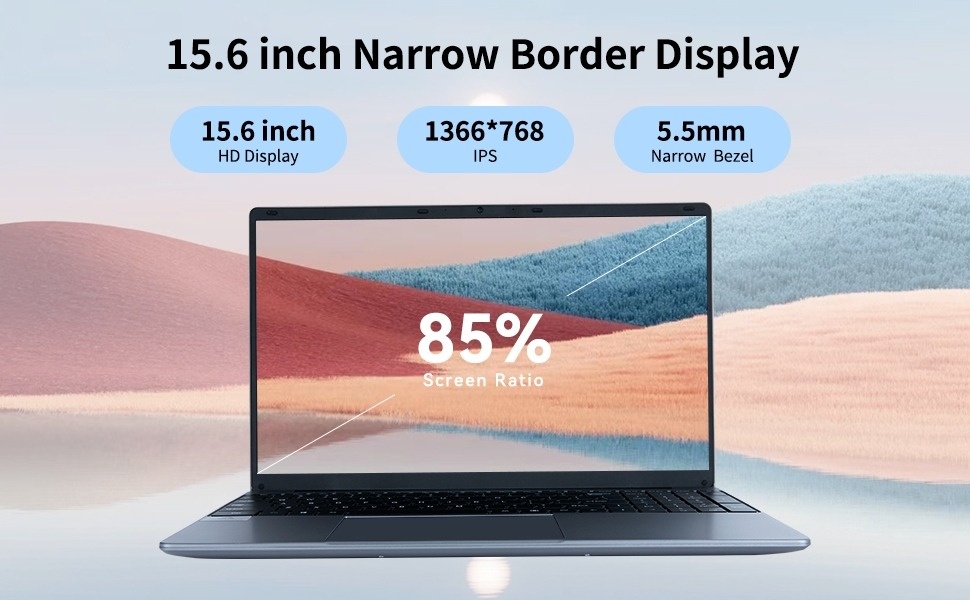 LE150F2 Celeron 4GB RW 無線 Win10 15.6 inch Notebook, Intel Celeron Quad-Core, 8GB RAM, 256GB