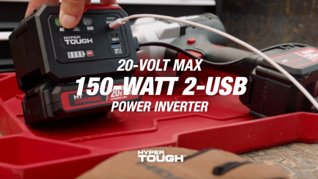 Free Shipping! Hyper Tough Power Inverter 150W with 3 USB Ports