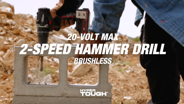 thumbnail video image 5 of HT 20v Hammer Drill & HT 20V Angle Grinder, 5 of 6