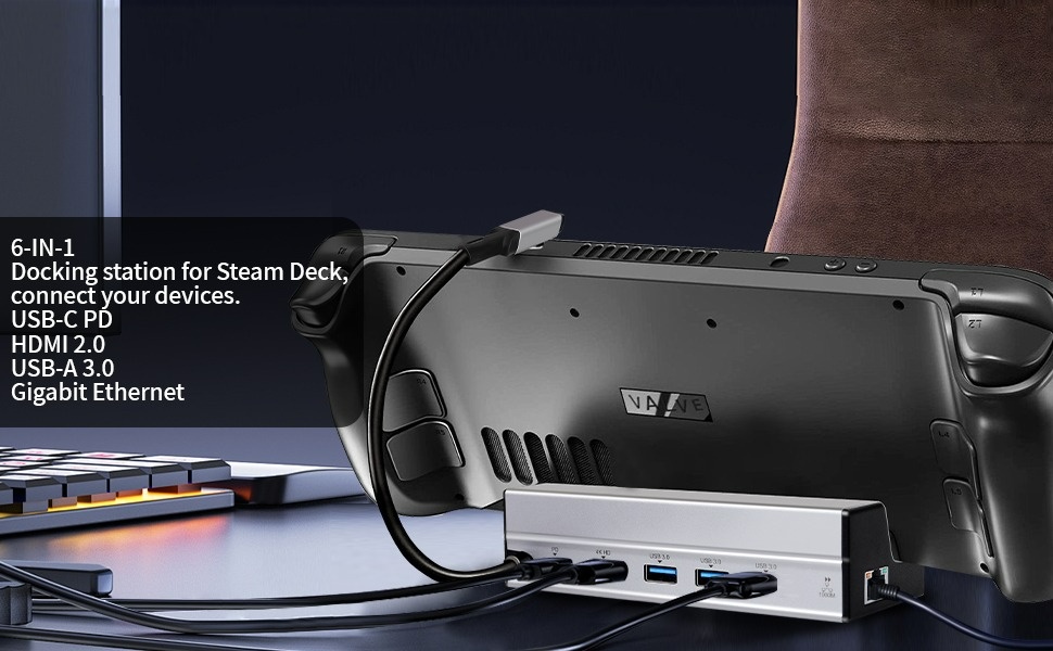 その他 Steam Deck 1TB OLED docking Station Amazon.com: Steam Deck Dock for Steam Deck/OLED, Portable