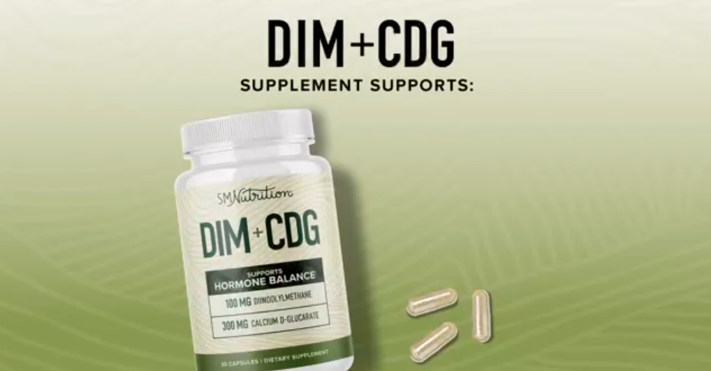 thumbnail video image 2 of Calcium D-Glucarate with DIM Supplement for Hormone Balance & Estrogen Detox, Liver Support, Menopause Relief, Hormonal Acne | Non-GMO, Third-Party Tested, 30ct, 2 of 10