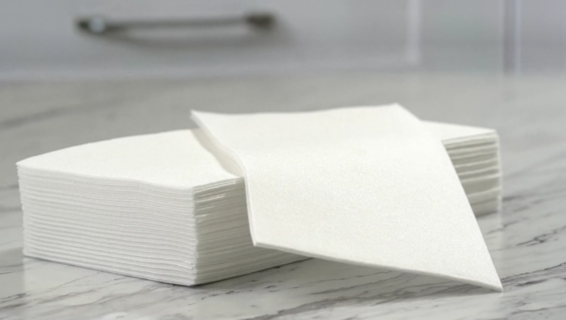 thumbnail video image 2 of SETUP Paper Napkins Disposable Hand Towels for Bathroom Party Napkin, 200-Pack, 2 of 6